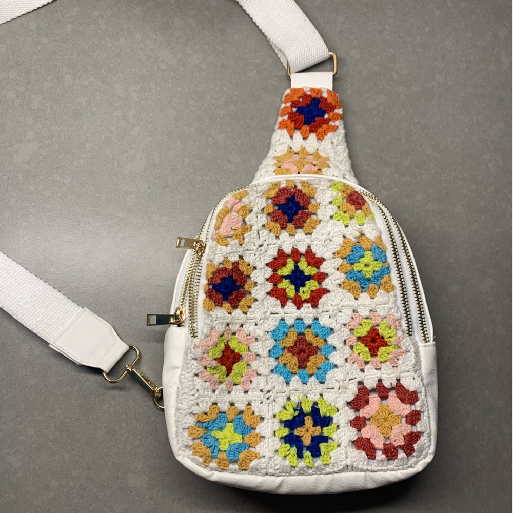 Altar’d State Crochet Sling Bag
